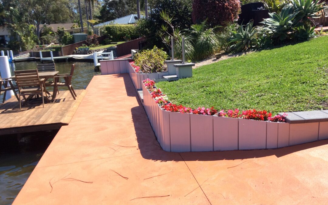NSW Forster Keys – Project 10 – Garden Retaining Wall